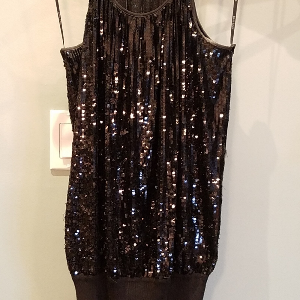 BeBe black sequin dresses